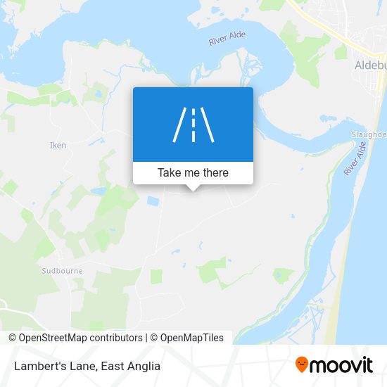 Lambert's Lane map
