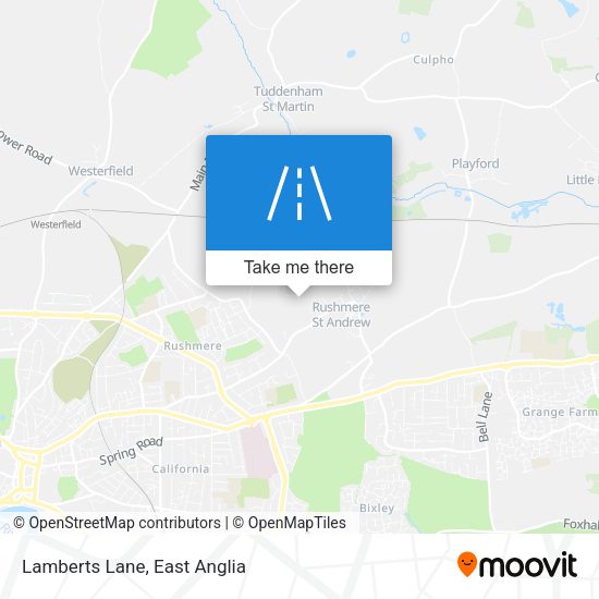 Lamberts Lane map