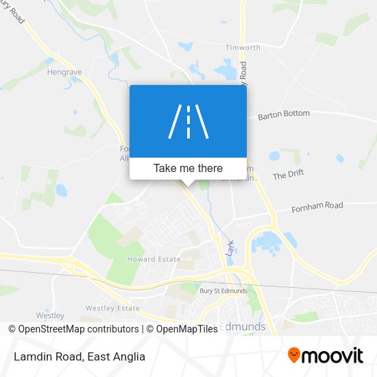 Lamdin Road map
