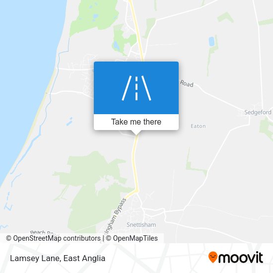 Lamsey Lane map