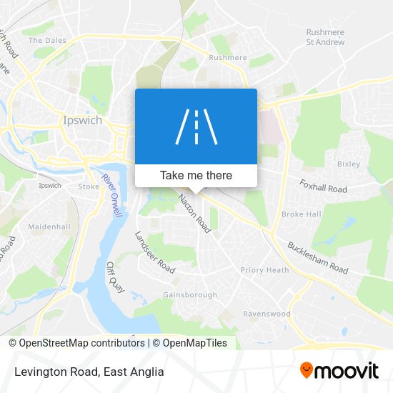 Levington Road map