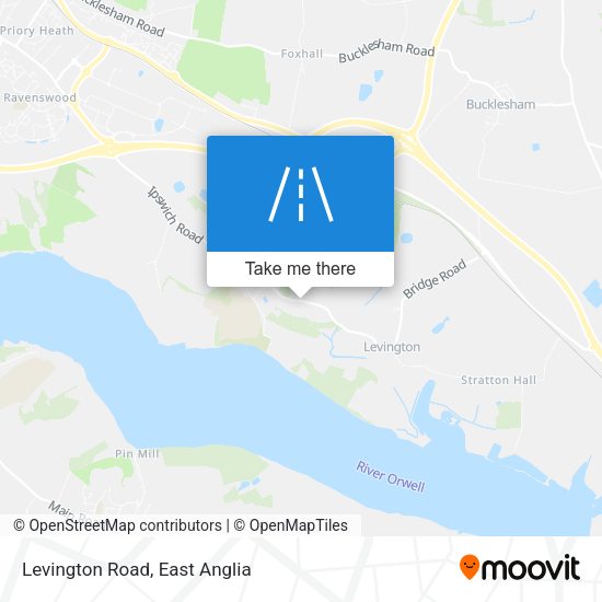 Levington Road map