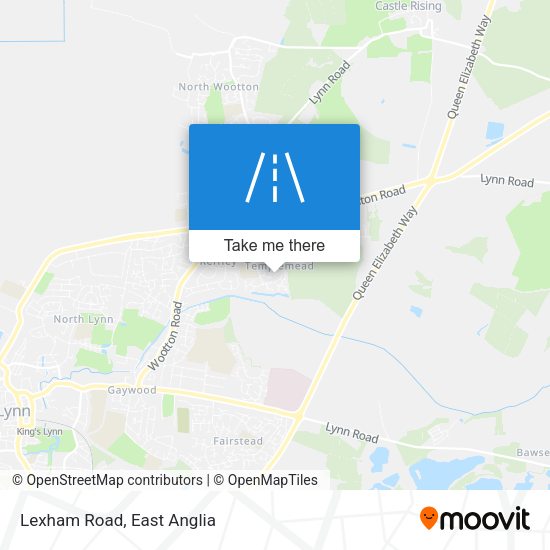 Lexham Road map