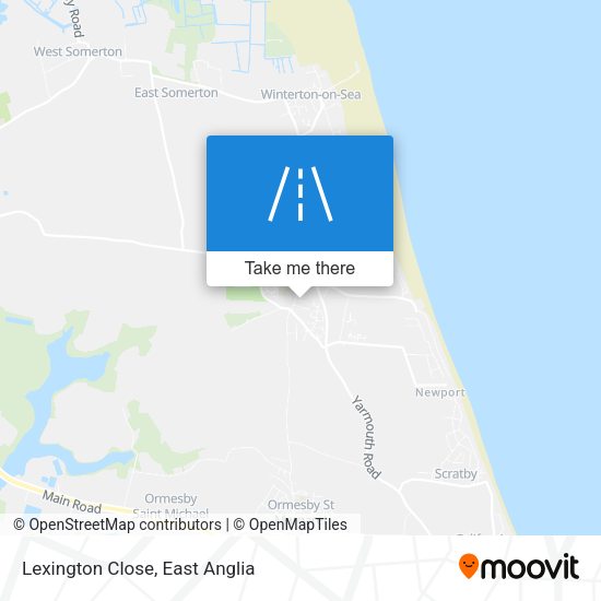 Lexington Close map