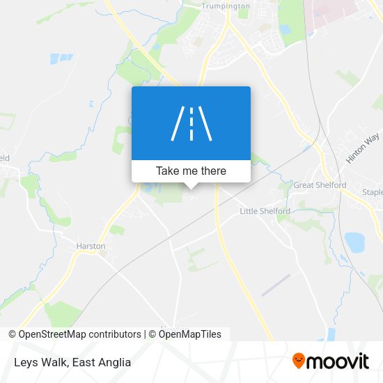 Leys Walk map