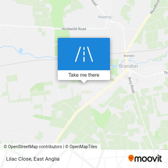Lilac Close map