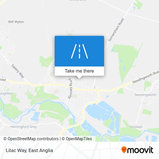 Lilac Way map