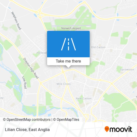 Lilian Close map