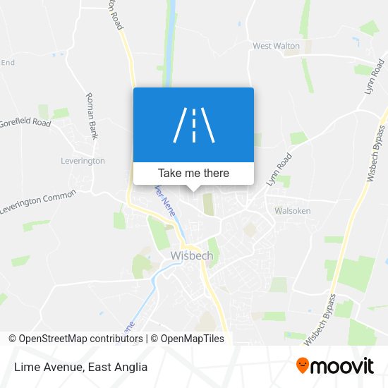 Lime Avenue map