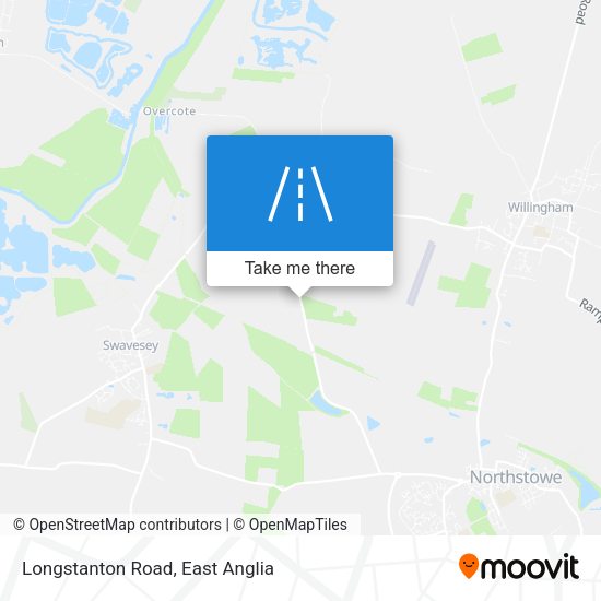 Longstanton Road map