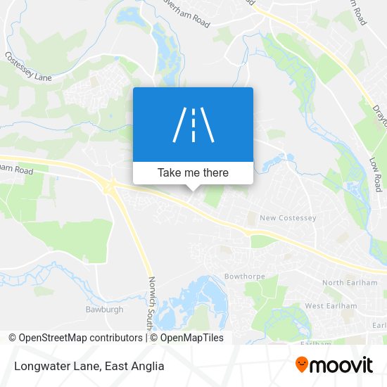 Longwater Lane map