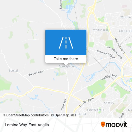 Loraine Way map