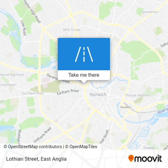 Lothian Street map
