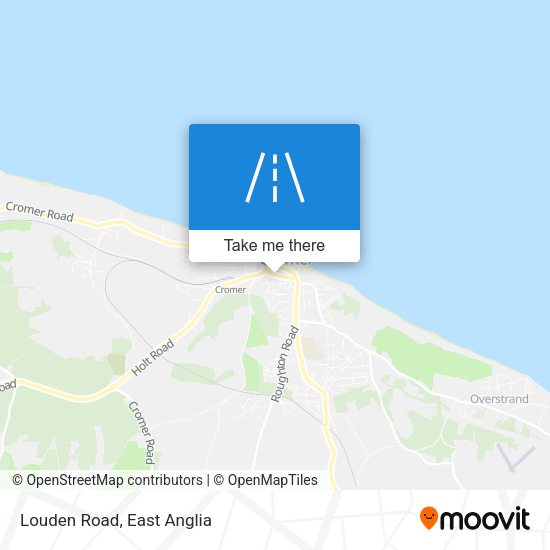 Louden Road map