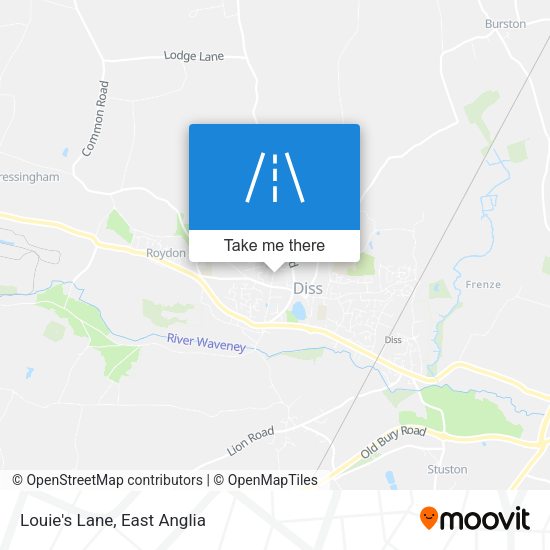 Louie's Lane map