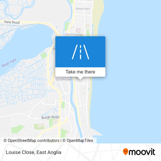 Louise Close map