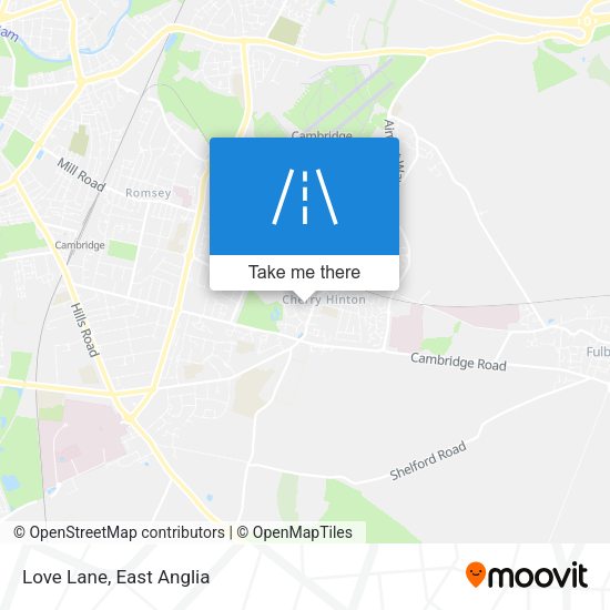 Love Lane map