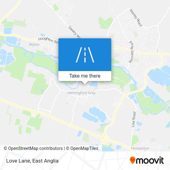 Love Lane map