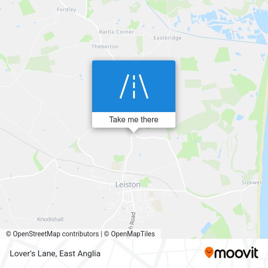 Lover's Lane map
