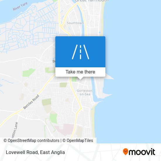 Lovewell Road map