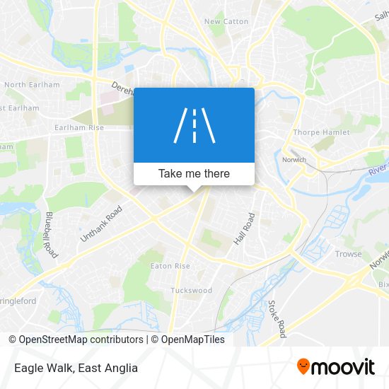 Eagle Walk map