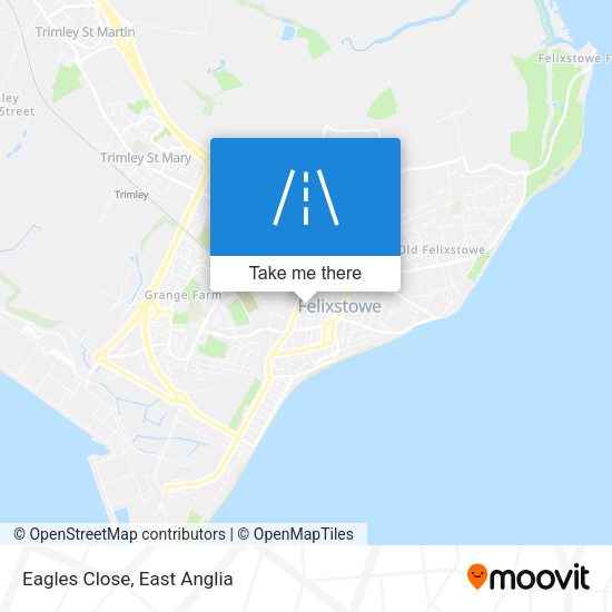 Eagles Close map