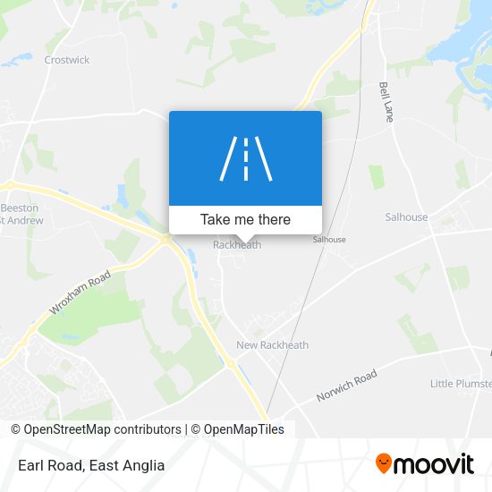 Earl Road map