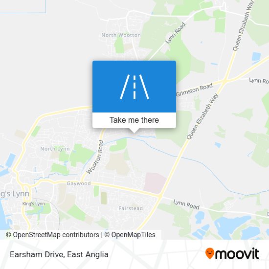 Earsham Drive map