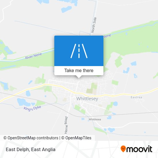 East Delph map
