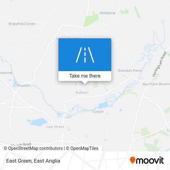 East Green map