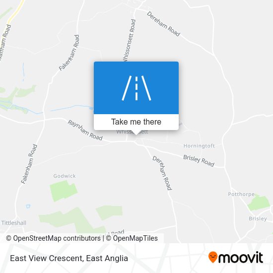 East View Crescent map