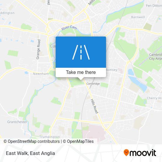 East Walk map