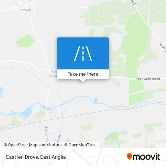 Eastfen Drove map