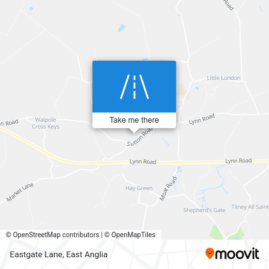 Eastgate Lane map