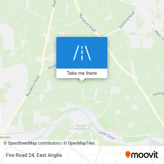 Fire Road 24 map