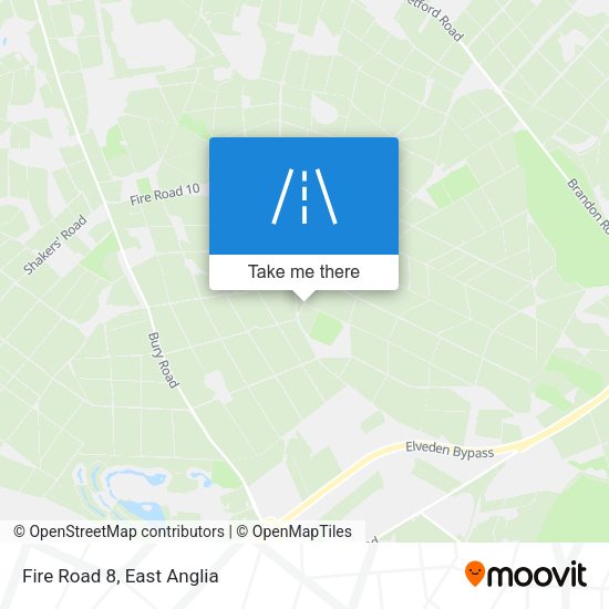 Fire Road 8 map