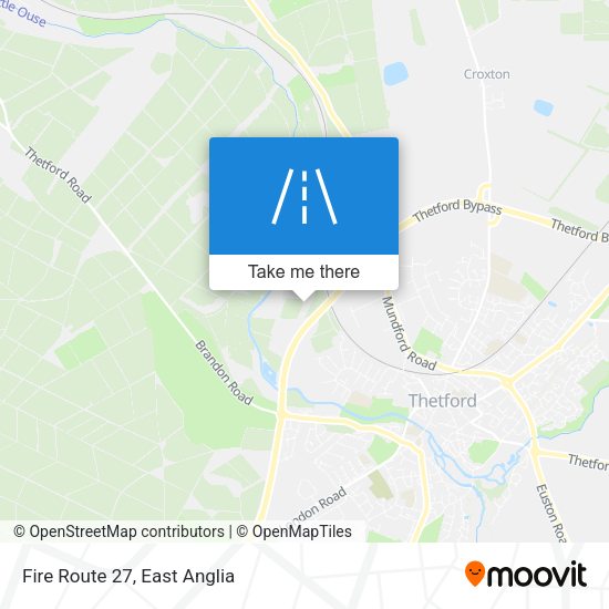 Fire Route 27 map