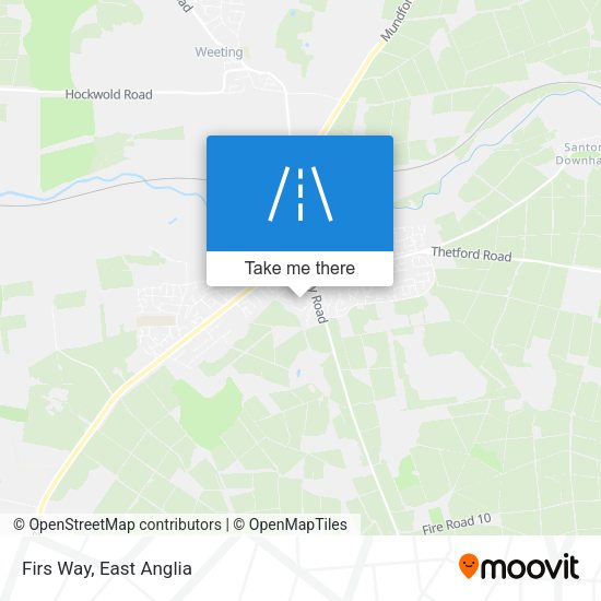 Firs Way map