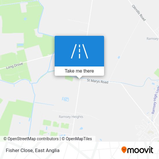 Fisher Close map