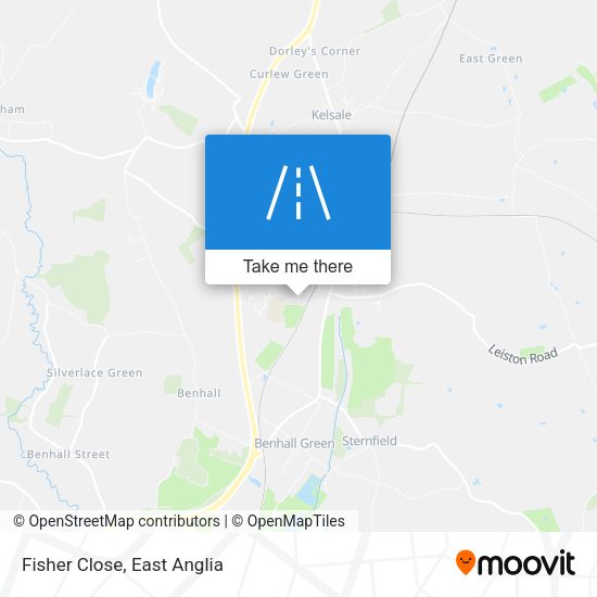 Fisher Close map