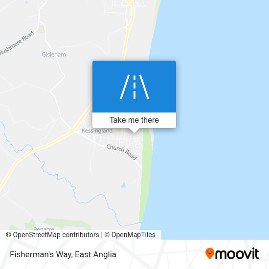 Fisherman's Way map