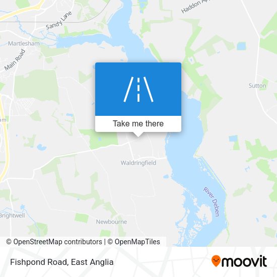 Fishpond Road map