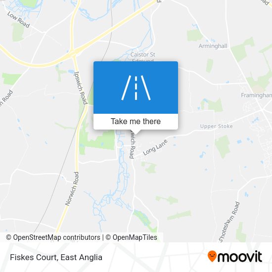 Fiskes Court map