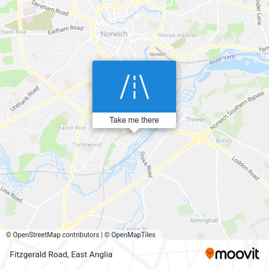 Fitzgerald Road map