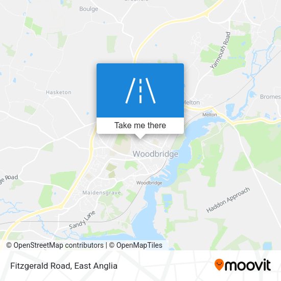 Fitzgerald Road map