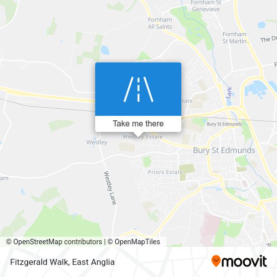 Fitzgerald Walk map