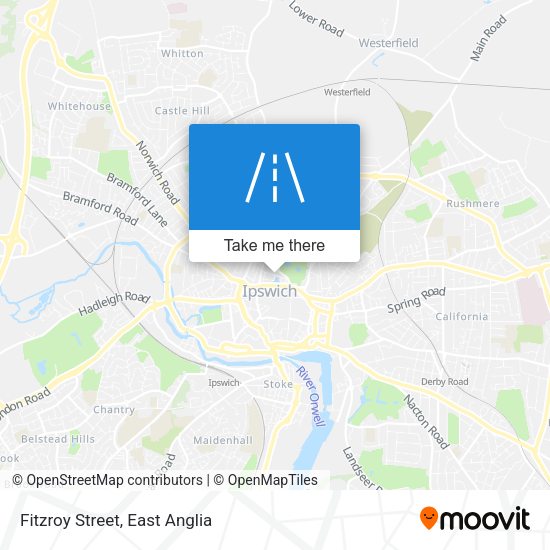 Fitzroy Street map