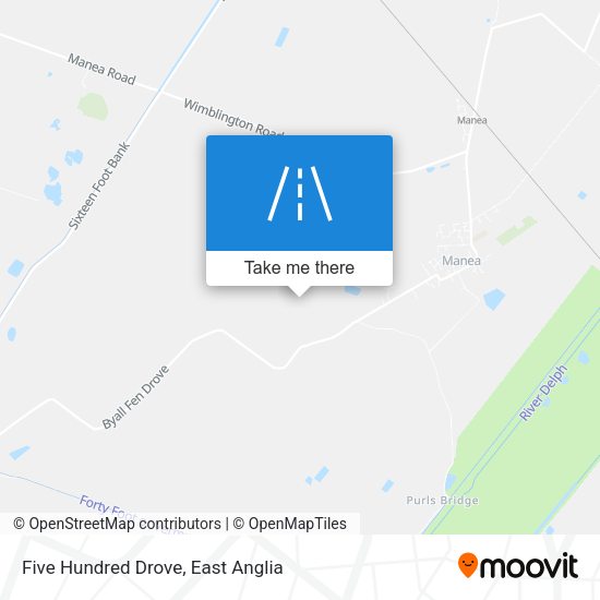 Five Hundred Drove map
