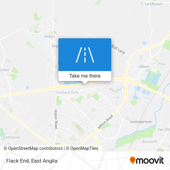 Flack End map