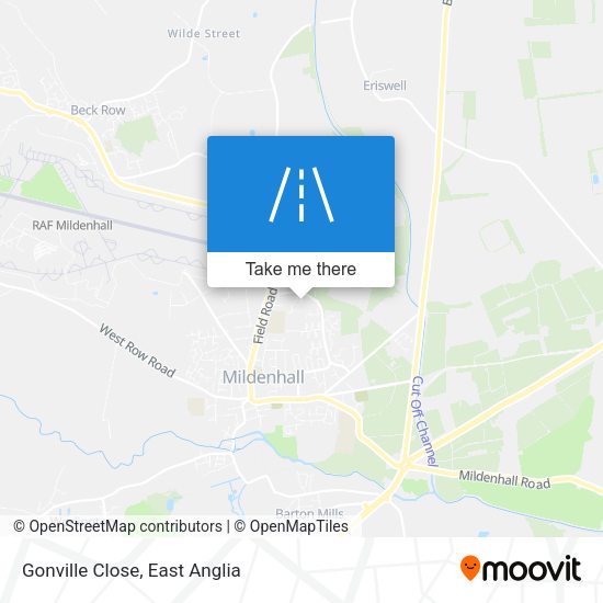 Gonville Close map